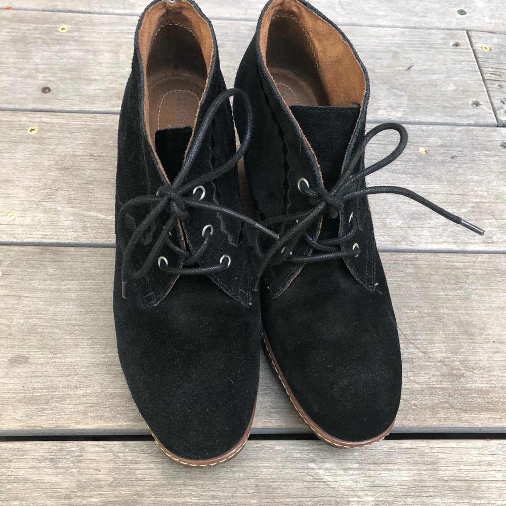Black Suede booties